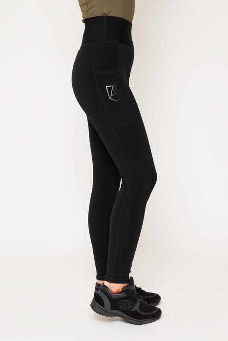 Thermal Lined Leggings Black